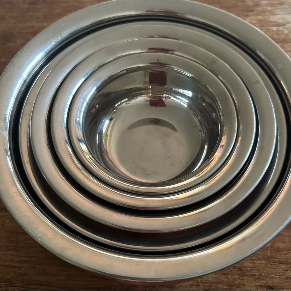 NEW Genuine Copper Set Of 5 Bowls - Picture 2 of 11
